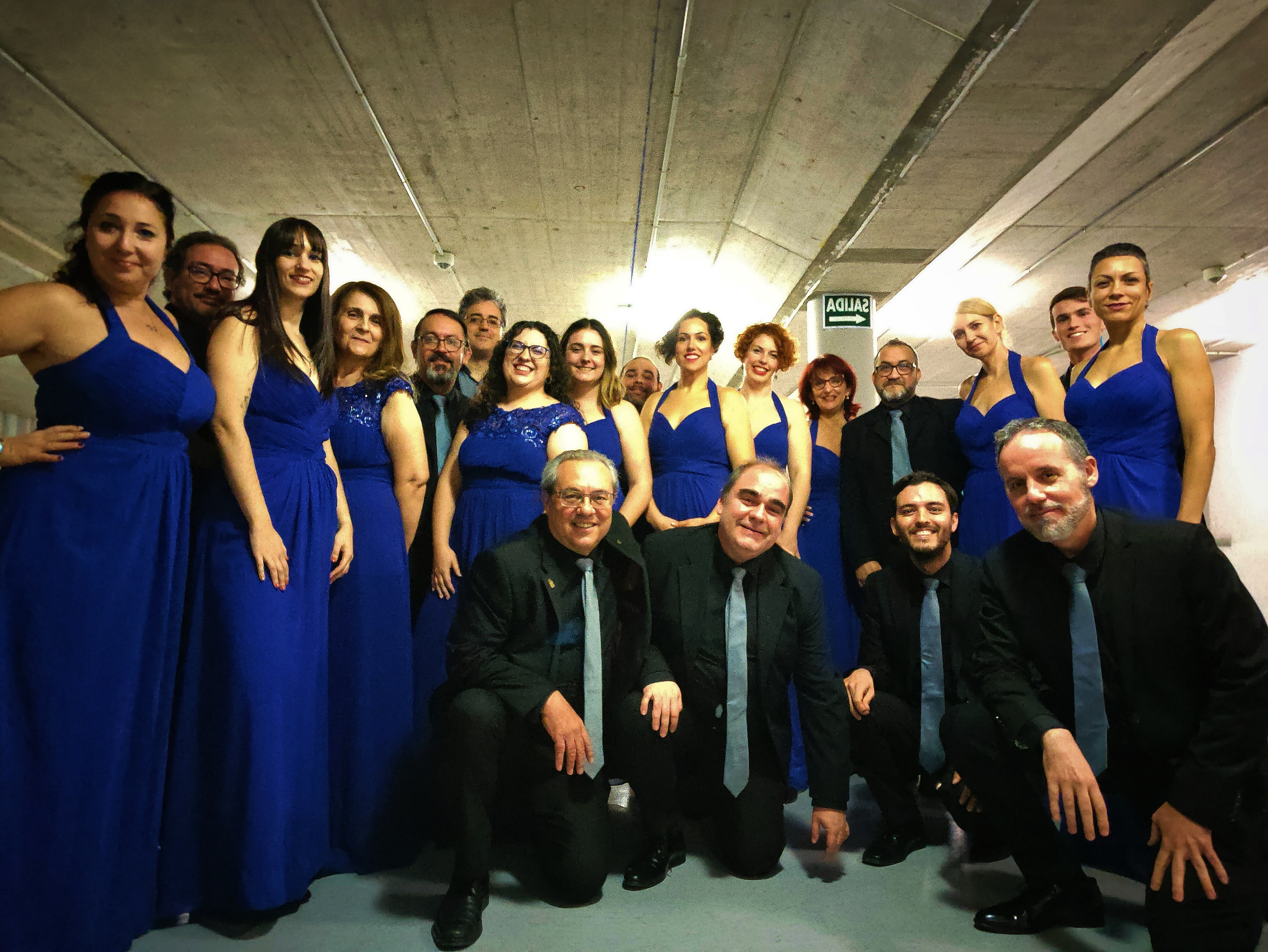 Coro Diatessaron entre bastidores